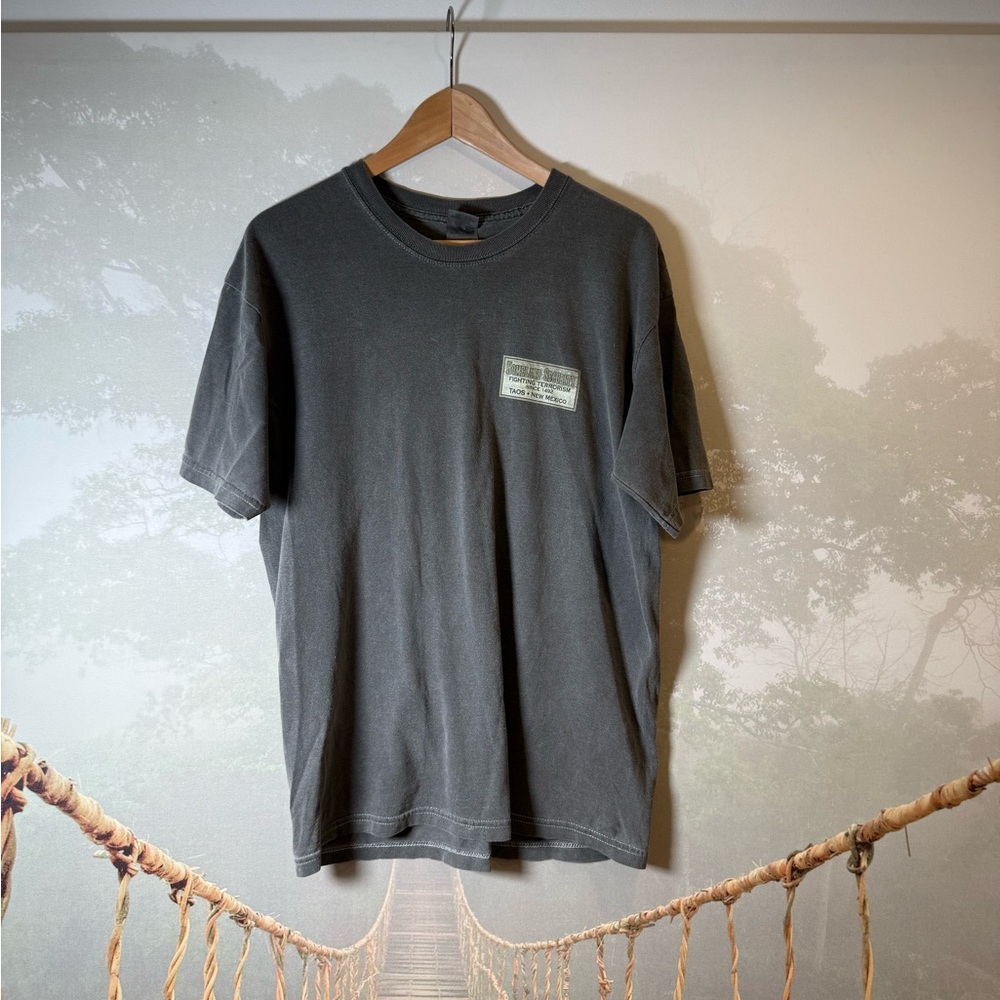 The Original Homeland Security Native American Wild West Mexico Gray Shirt Sz L - Picture 6 of 9